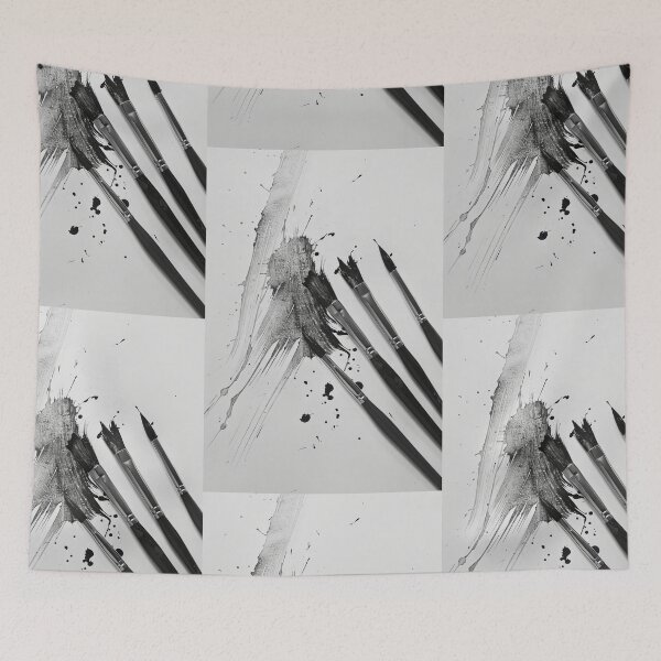 Item preview, Monochromatic Swirl: Brushstroke Expression designed and sold by Piotrek0001.