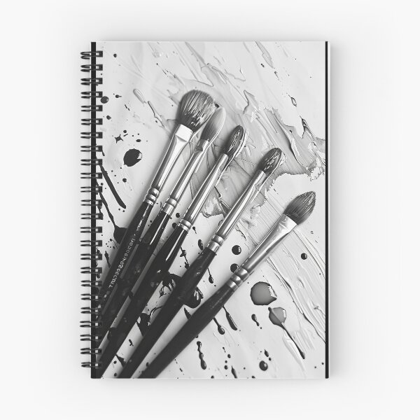 Item preview, Monochromatic Swirl: Brushstroke Expression designed and sold by Piotrek0001.