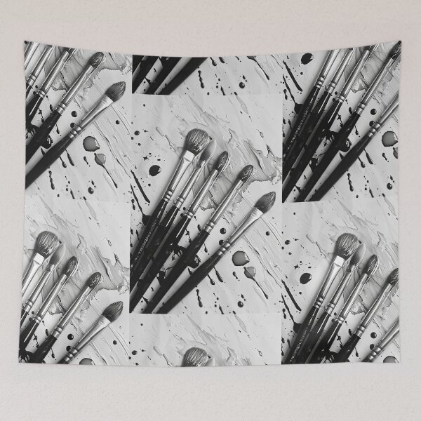 Item preview, Monochromatic Swirl: Brushstroke Expression designed and sold by Piotrek0001.