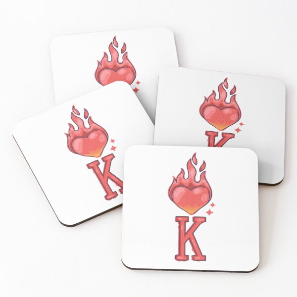 Item preview, King of hearts card fire heart design designed and sold by grafikis.
