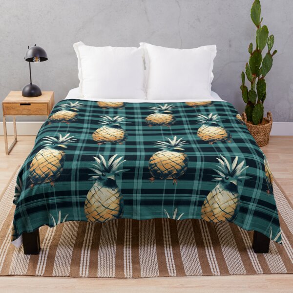 Item preview, Pineapple Bird Plaid  designed and sold by  patchworkpersona.