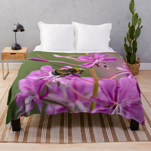 Item preview, White-tailed Bumblebee on fireweed designed and sold by Jouko Lehto Photography.