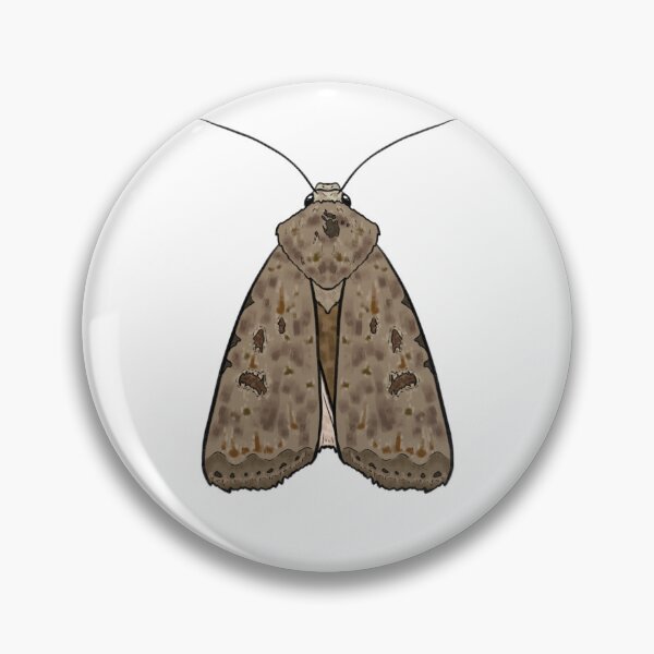 Item preview, Pale Mottled Moth designed and sold by CallunaMoon.
