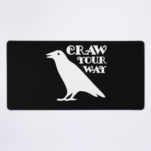 Item preview, Craw Your Way – White Crow Design to Embrace Your Inner Rebel designed and sold by Kubala.