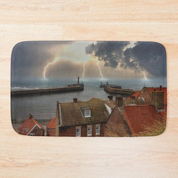 Item preview, Whitby Storm at Sea designed and sold by Alisonchambers2.