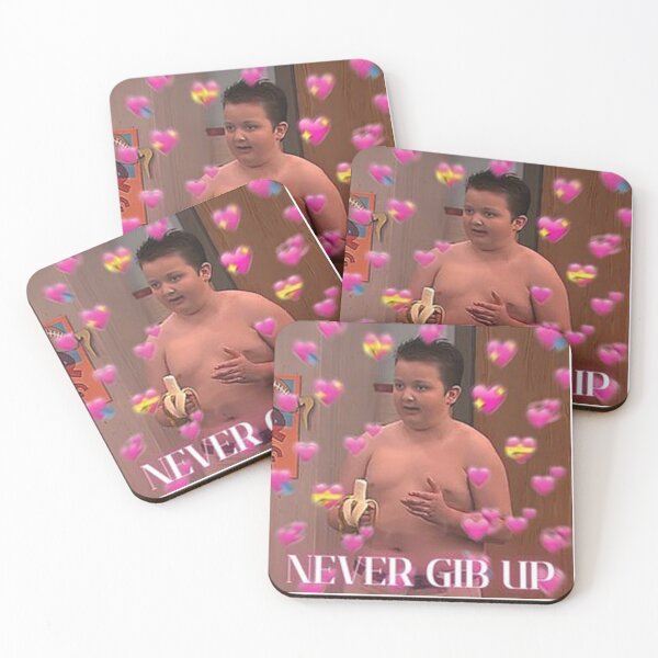 Item preview, Never Gib Up Meme designed and sold by clearrhalley.