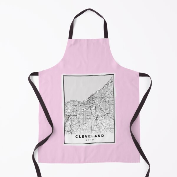 Item preview, Pastel Pink Cleveland Map designed and sold by Tamas Das.