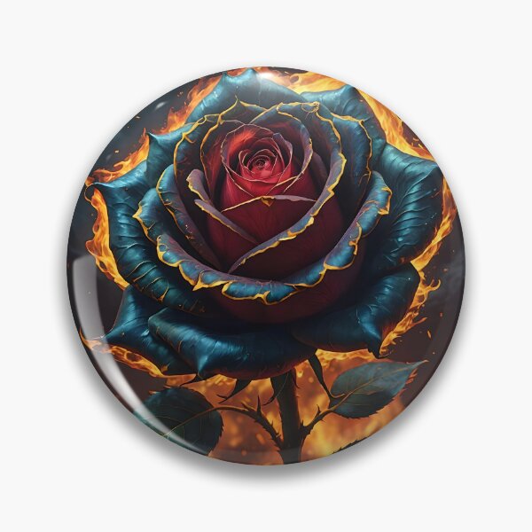 Artikelvorschau, Eine Rose in Flammen gehüllt entworfen und verkauft von Marcu Ioachim.