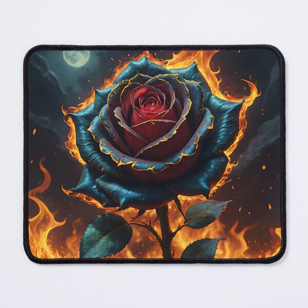 Item preview, A rose enveloped in flames designed and sold by Marcu Ioachim.