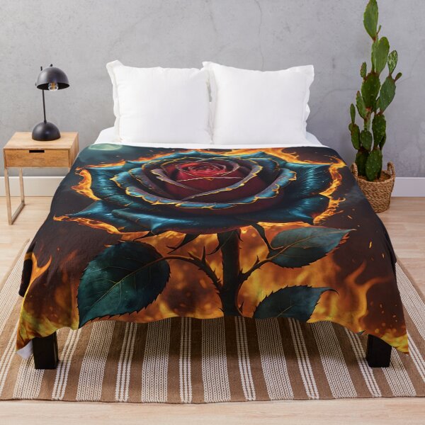 Item preview, A rose enveloped in flames designed and sold by Marcu Ioachim.
