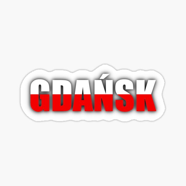Gdańsk Poland Sticker