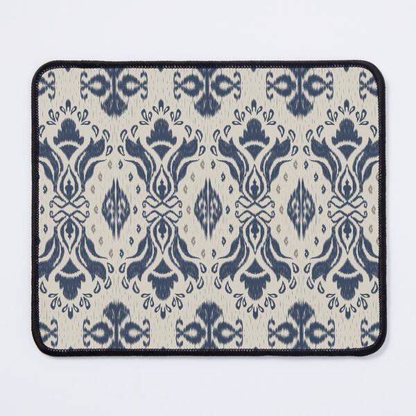 Item preview, blue ikat seamless pattern, boho colors seamless wallpaper. Ethnic Ikat abstract background art, geometric design, motif ethnic handmade, Ikat ethnic tribal designed and sold by Smht1928.