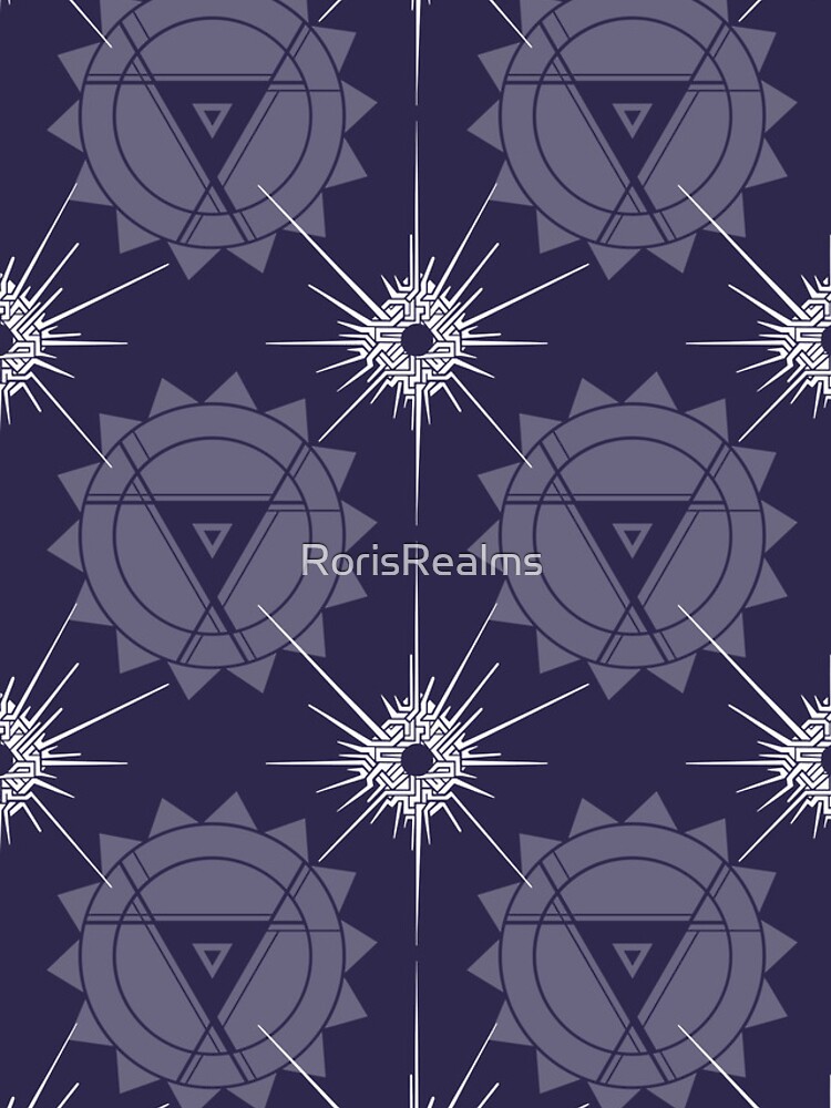 Thumbnail 4 of 4, iPhone Case, The Eye & Sun Pattern designed and sold by RorisRealms.