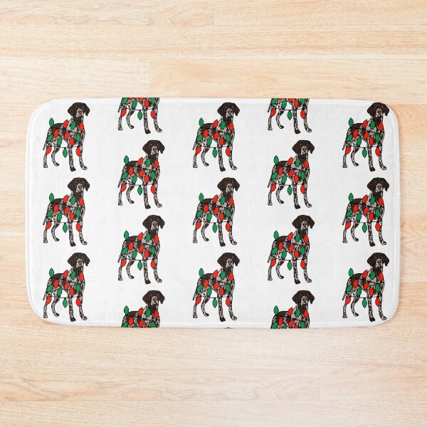 Item preview, English Pointer Dog with Christmas Lights Wrapped Around Its Body – Festive and Adorable Design  Description: Get into the holiday spirit with our adorable Dog with Christmas Lights design! designed and sold by MrsCreative1.