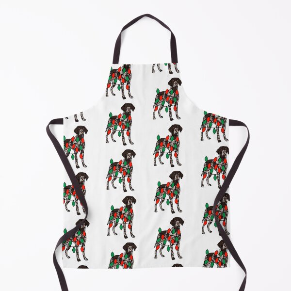 Item preview, English Pointer Dog with Christmas Lights Wrapped Around Its Body – Festive and Adorable Design  Description: Get into the holiday spirit with our adorable Dog with Christmas Lights design! designed and sold by MrsCreative1.