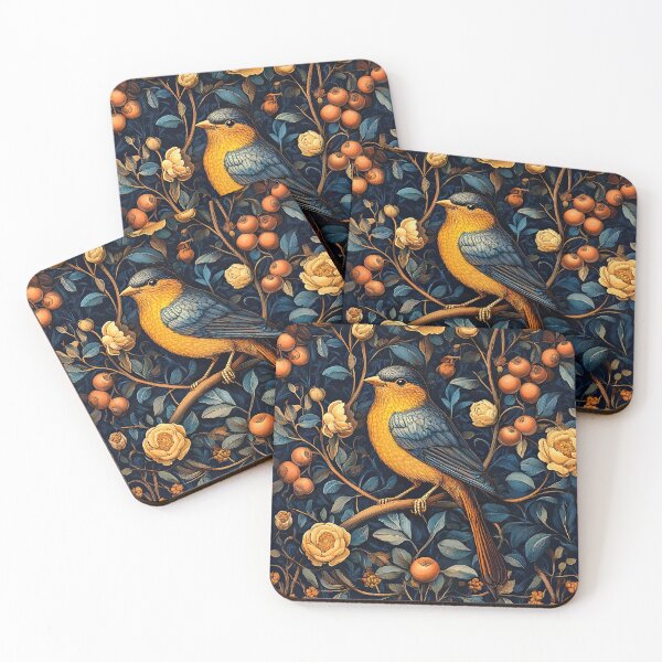 Item preview, Art Nouveau Art Nouveau Bird Floral William Morris designed and sold by ArtHouseNiklas.