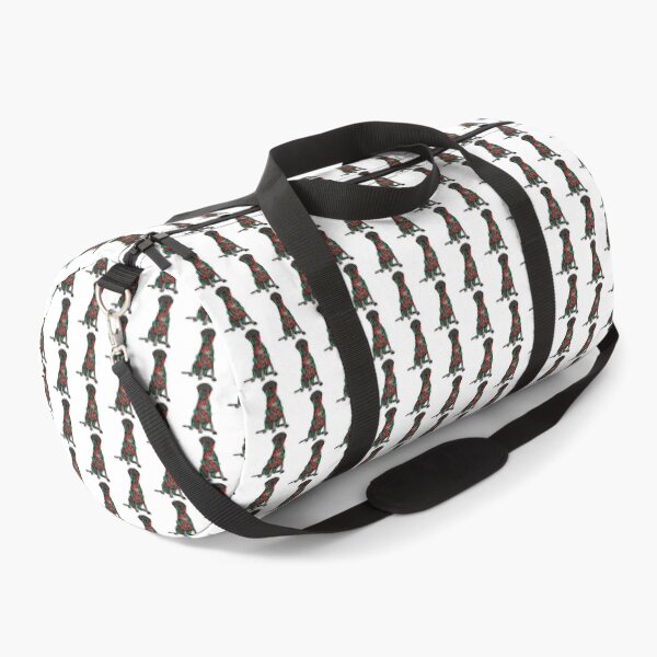 Item preview, Great Dane Black Shepherd Dog with Christmas Lights Wrapped Around Its Body – Festive and Adorable Design  Description: Get into the holiday spirit with our adorable Dog with Christmas Lights design! designed and sold by MrsCreative1.