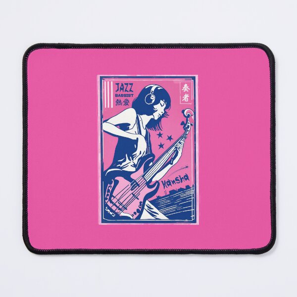 Item preview, Passionate Anime Mangaka Playing Electric Bass: Bass Player Fan Jazz Bassist Types of Jazz Music designed and sold by wigobun.