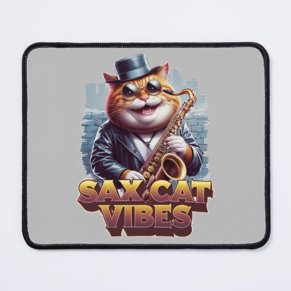 Item preview, Sax cat vibes - Saxophone cat designed and sold by JansenGS.