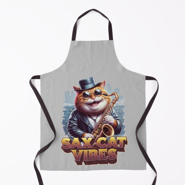 Item preview, Sax cat vibes - Saxophone cat designed and sold by JansenGS.