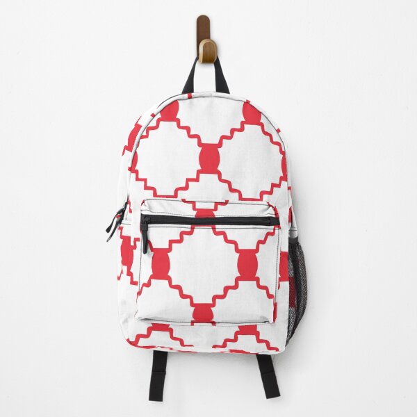 Item preview, A Kufiyah pattern Design with geometric shapes and lines in red color. designed and sold by HEMRO.