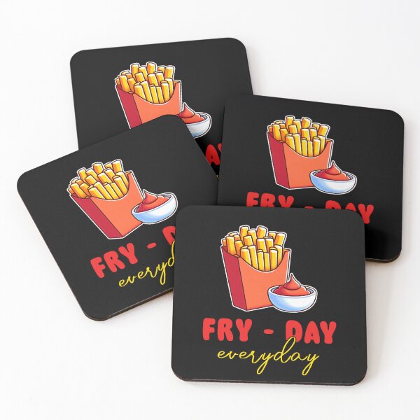Item preview, Friday Fry-Day  Everyday - Funny French Fries Lovers Gift designed and sold by Smartmerch99.
