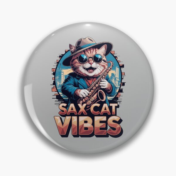 Item preview, Sax cat vibes - Saxophone cat designed and sold by JansenGS.