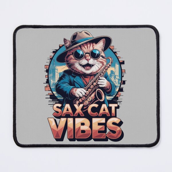 Item preview, Sax cat vibes - Saxophone cat designed and sold by JansenGS.