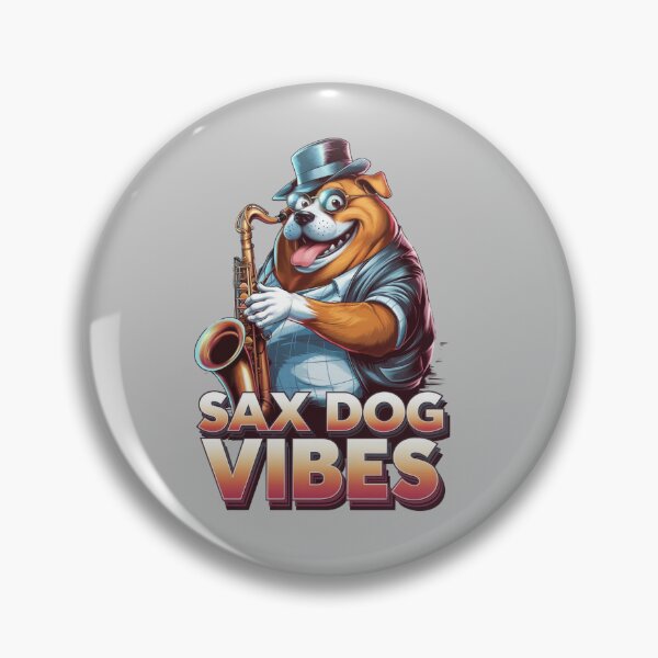 Item preview, Sax dog vibes - Saxophone dog designed and sold by JansenGS.