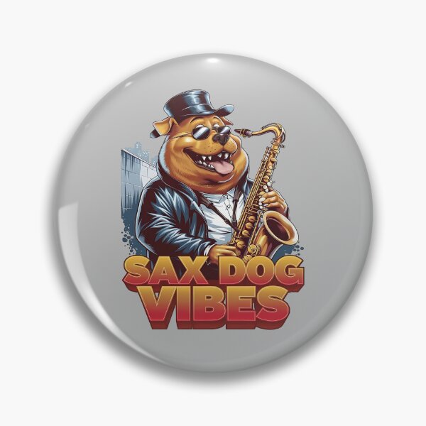 Item preview, Sax dog vibes - Saxophone dog designed and sold by JansenGS.