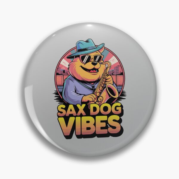 Item preview, Sax dog vibes - Saxophone dog designed and sold by JansenGS.