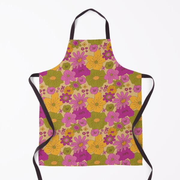 Item preview, Retro bold floral pattern designed and sold by Melanie Kelly.