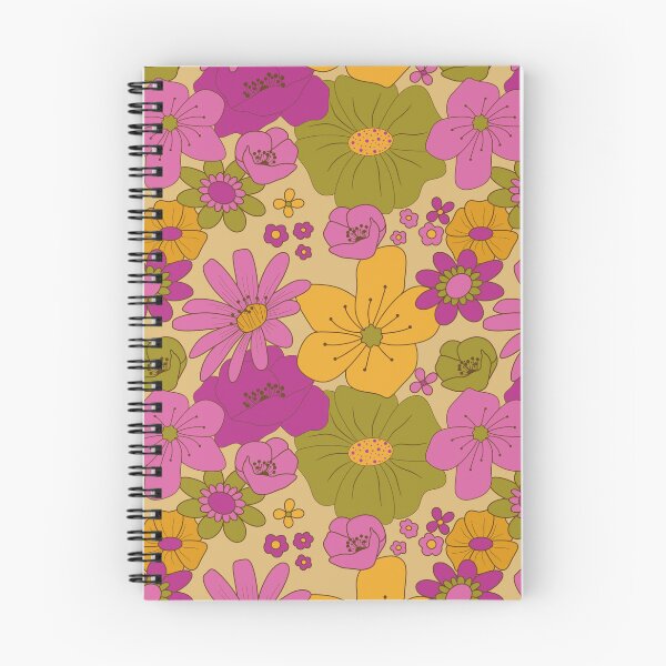 Item preview, Retro bold floral pattern designed and sold by Melanie Kelly.