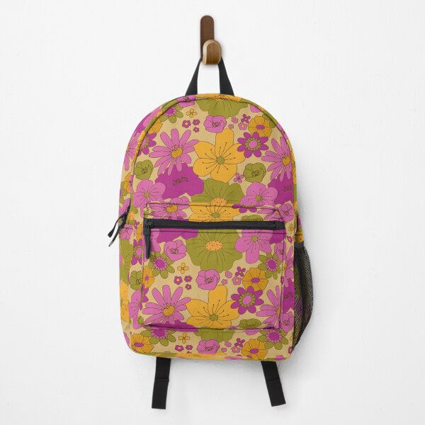 Item preview, Retro bold floral pattern designed and sold by Melanie Kelly.