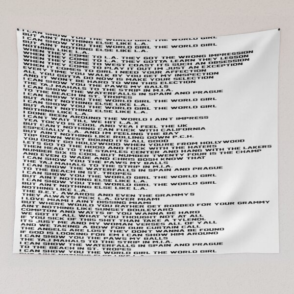 Item preview, Nothing Like L.A.” Ice Cube Lyric Artwork designed and sold by GrizzlyCollective.