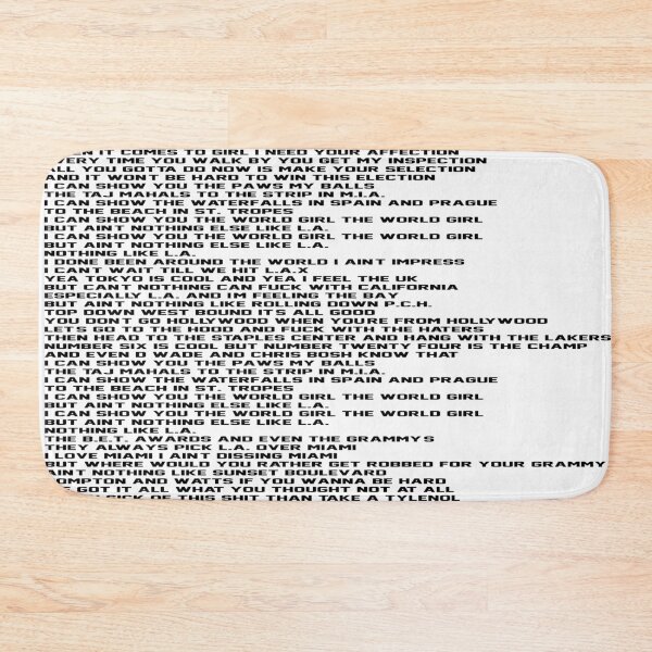Item preview, Nothing Like L.A.” Ice Cube Lyric Artwork designed and sold by GrizzlyCollective.