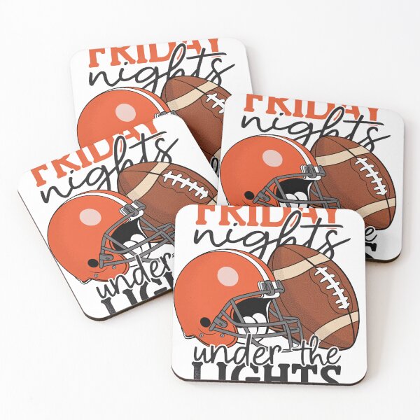 Item preview, Friday Nights Under the Lights – Football Fan Design designed and sold by Charlietule.