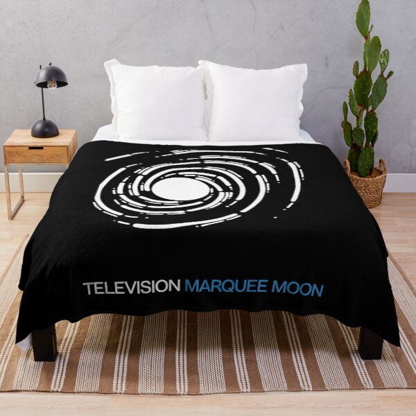 Item preview, Marquee Moon TELEVISION logo - white with blue designed and sold by WRITTEN AND DIRECTED BY.