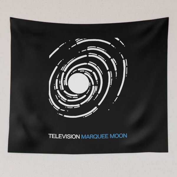 Item preview, Marquee Moon TELEVISION logo - white with blue designed and sold by WRITTEN AND DIRECTED BY.