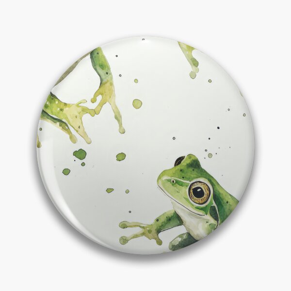 Item preview,  frog on a white background designed and sold by paratynka.