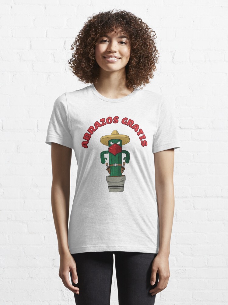 Alternate view of Abrazos Gratis - Funny Cactus Pun Gift Essential T-Shirt