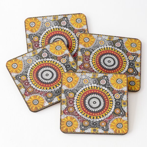 Item preview, Aboriginal Inspired Dot Art - Atomorphose designed and sold by GrinGalore.