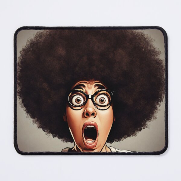Item preview, Surprised Afro Woman 4 designed and sold by Tom-Johnson.
