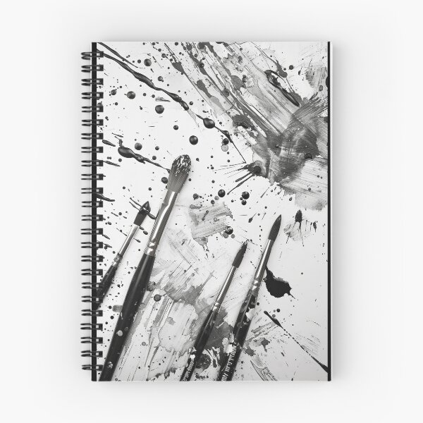 Item preview, Monochromatic Swirl: Brushstroke Expression designed and sold by Piotrek0001.