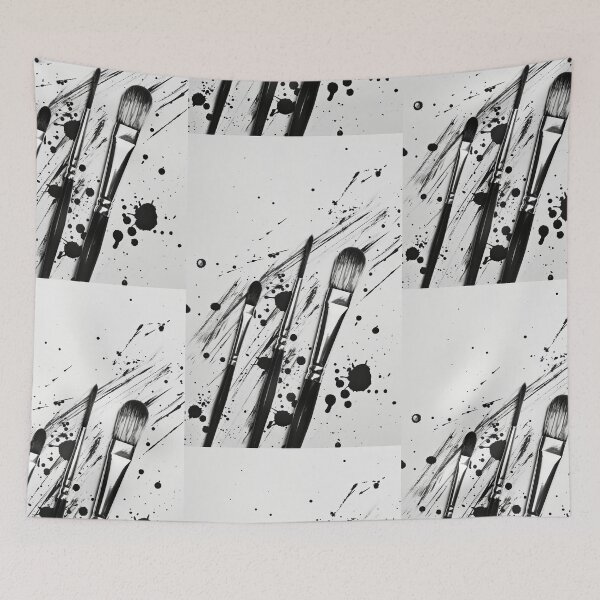 Item preview, Monochromatic Swirl: Brushstroke Expression designed and sold by Piotrek0001.
