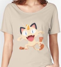 Meowth Pokemon Simple No Borders Women's Relaxed Fit T-Shirt