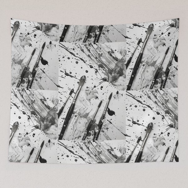 Item preview, Monochromatic Swirl: Brushstroke Expression designed and sold by Piotrek0001.