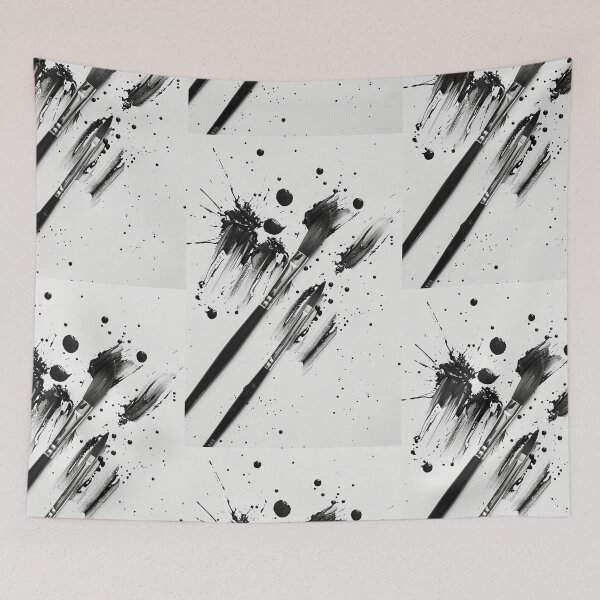 Item preview, Monochromatic Swirl: Brushstroke Expression designed and sold by Piotrek0001.