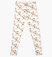 Meowth Pokemon Simple No Borders Leggings