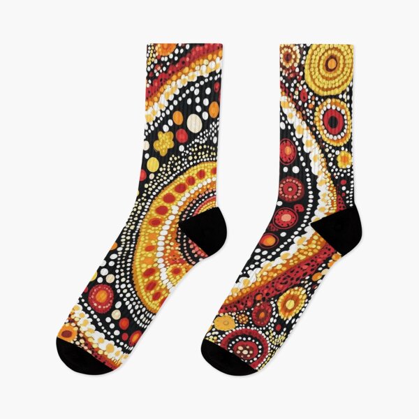 Item preview, Aboriginal Inspired Dot Art - Lava Ripple  designed and sold by GrinGalore.